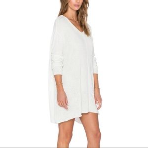 Show me your Mumu oversized sweater in white